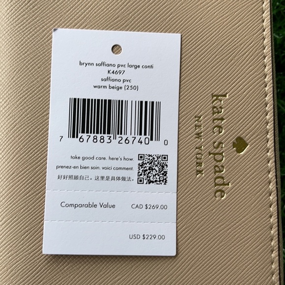 Kate Spade brynn large continental wallet - Picture 6 of 16